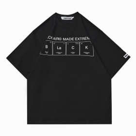 Чёрная свободного покроя оверсайз от бренда Made Extreme футболка