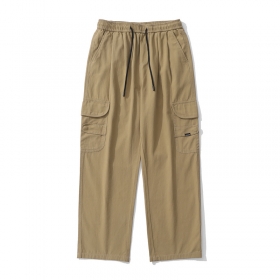Бежевые брюки-карго прямого кроя бренда TXC Pants 