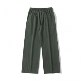 Базовые прямые брюки TXC Pants темно-зеленого цвета 