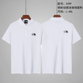 The North Face футболка-поло белая с фирменным лого на груди и спине