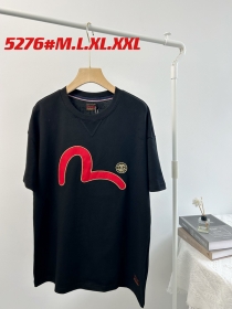 EVISU футболка выполнена в черном цвете с надписью