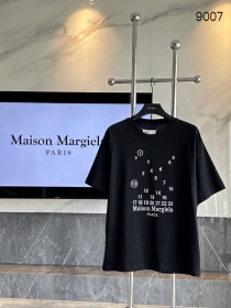 С опущенной плечевой линией Maison Margiela черного цвета футболка