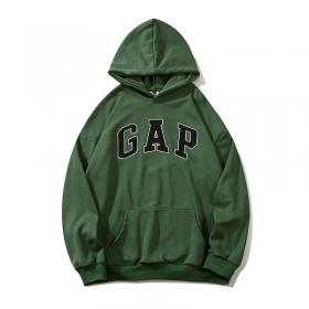 GAP зеленого цвета худи с черным логотипом и удобным капюшоном