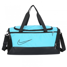 Спортивная сумка дорожная через плечо Nike голубая