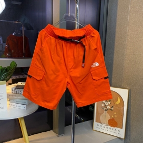 Универсальные The North Face оранжевые шорты с нашитыми карманами
