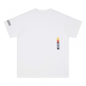 100% хлопковая базовая Chrome Hearts белая с лого на спине футболка