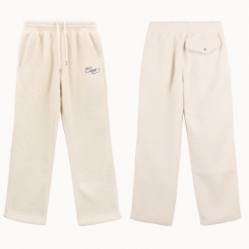 Плюшевые штаны Casablanca с функциональными карманами кремовые