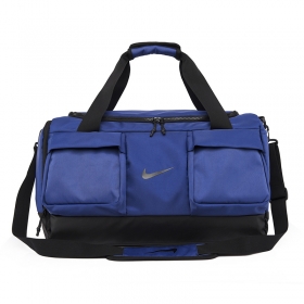 Nike синяя спортивная сумка с двумя передними карманами на молнии 