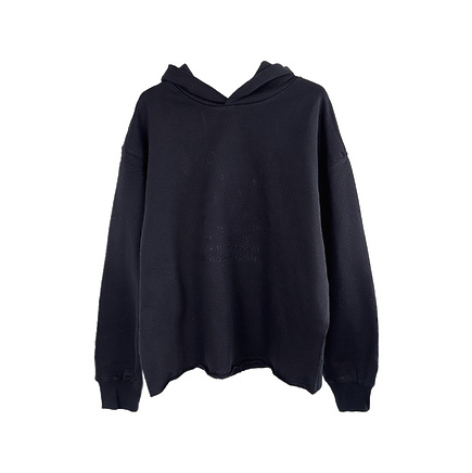 Худи Maison Margiela в темно-синем цвете с длинным рукавом