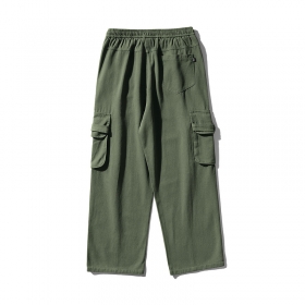 Штаны TXC Pants военно-зеленого цвета с накладными карманами