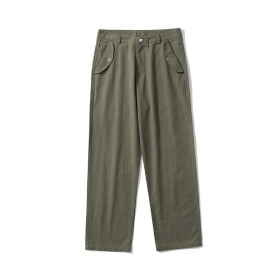 Базовые брюки TXC Pants с петлями под ремень хаки-зеленого цвета