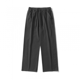 Темно-графитовые прямые брюки от бренда TXC Pants из хлопка