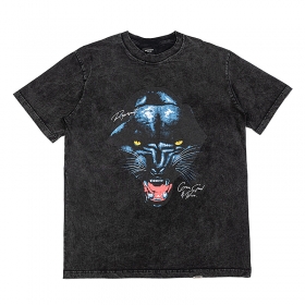 Трендовая черная футболка Represent с рисунком "оскал пантеры"