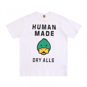 Human made базовая белая футболка с логотипом и принтом "голова утки"