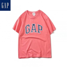 Повседневная розовая футболка от GAP свободного кроя унисекс