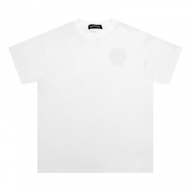 Универсальная футболка Chrome Hearts белая для ежедневного ношения