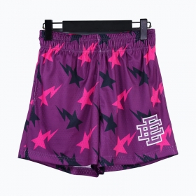 Фиолетовые шорты Eric Emanuel с брендовым рисунком "звезды"