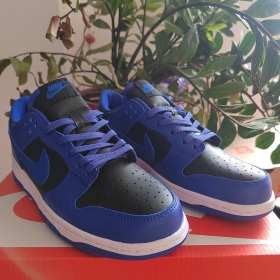 Черные с накладками синего цвета кроссовки Nike SB