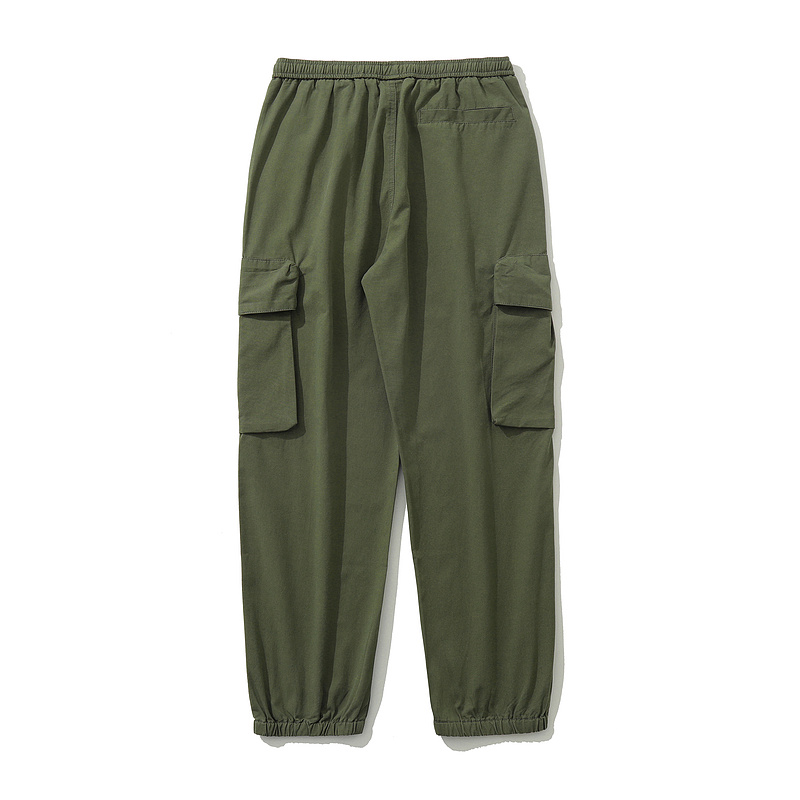 Джоггеры TXC Pants темно зелёного цвета с накладными карманами