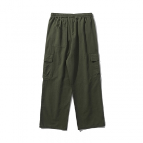 Темно-зеленые базовые брюки-карго TXC Pants с большими карманами