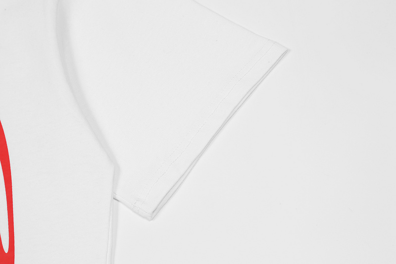Белая 100% хлопковая футболка VLONE свободного кроя 