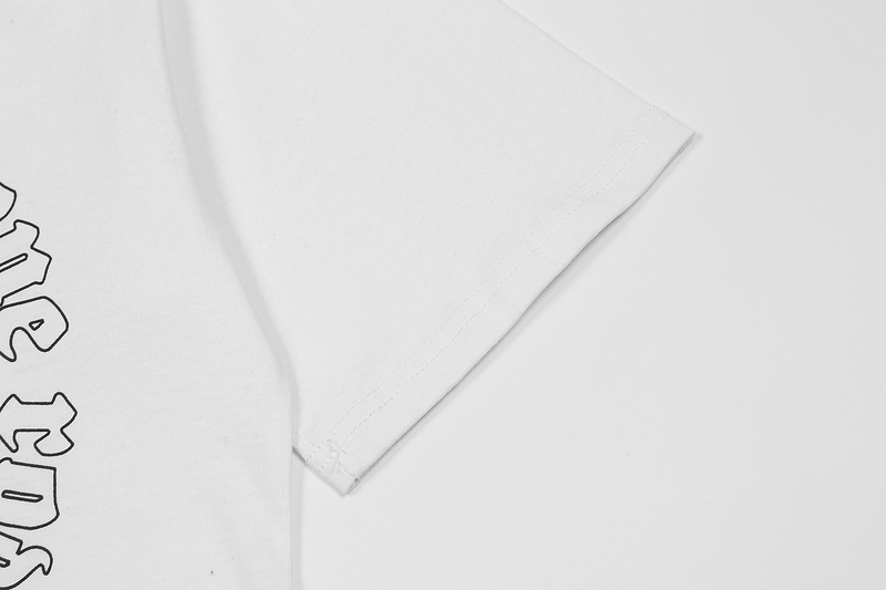 Стильная VLONE белая футболка с оригинальным принтом