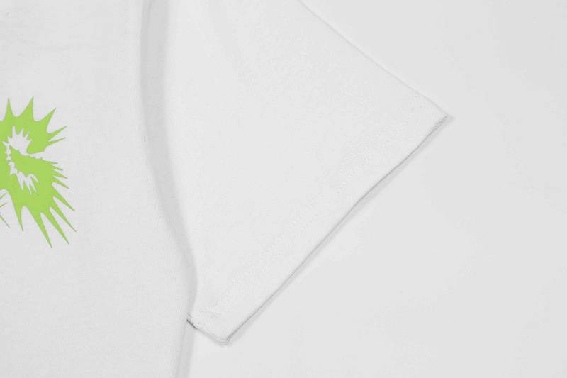 Универсальная VLONE белая футболка с принтом в стиле "Аниме"