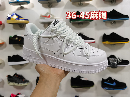 Total White кроссовки Air Force кожа