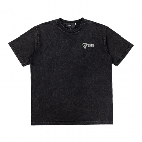 Черная универсальная футболка Represent с большим серым принтом