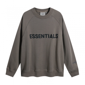 Модный свитшот коричневого цвета от бренда ESSENTIALS FOG