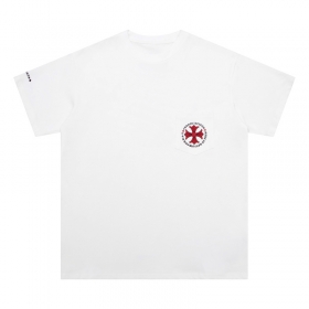 100% хлопковая белая футболка оверсайз от бренда Chrome Hearts