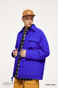 Ярко-синего цвета INFLATION куртка уникальная модель