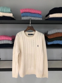Удобный свитер Polo Ralph Lauren выполненный в белом цвете