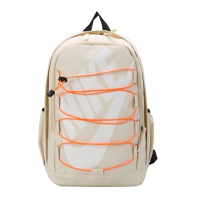 Текстильный молочный рюкзак Nike со стягивающей резинкой