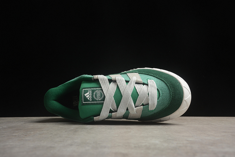 С вышитым логотипом текстильные зелёные кроссовки Adidas Adimatic