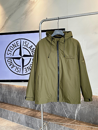 Stone Island качественная куртка цвета хаки надежная модель