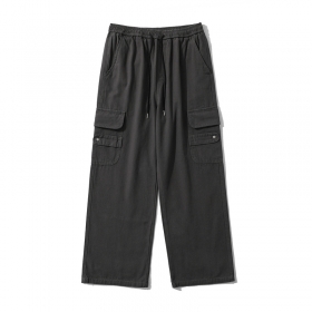 Уютные FASHIONTIAN темно-серого цвета штаны на резинке