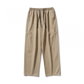 Базовые штаны бежевого цвета от бренда TXC Pants на резинке