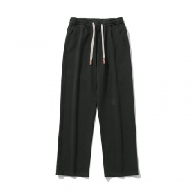 Базовые прямые брюки TXC Pants на резинке серого цвета