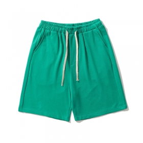 Шорты пляжные бирюзового цвета TXC Pants из хлопка с карманами