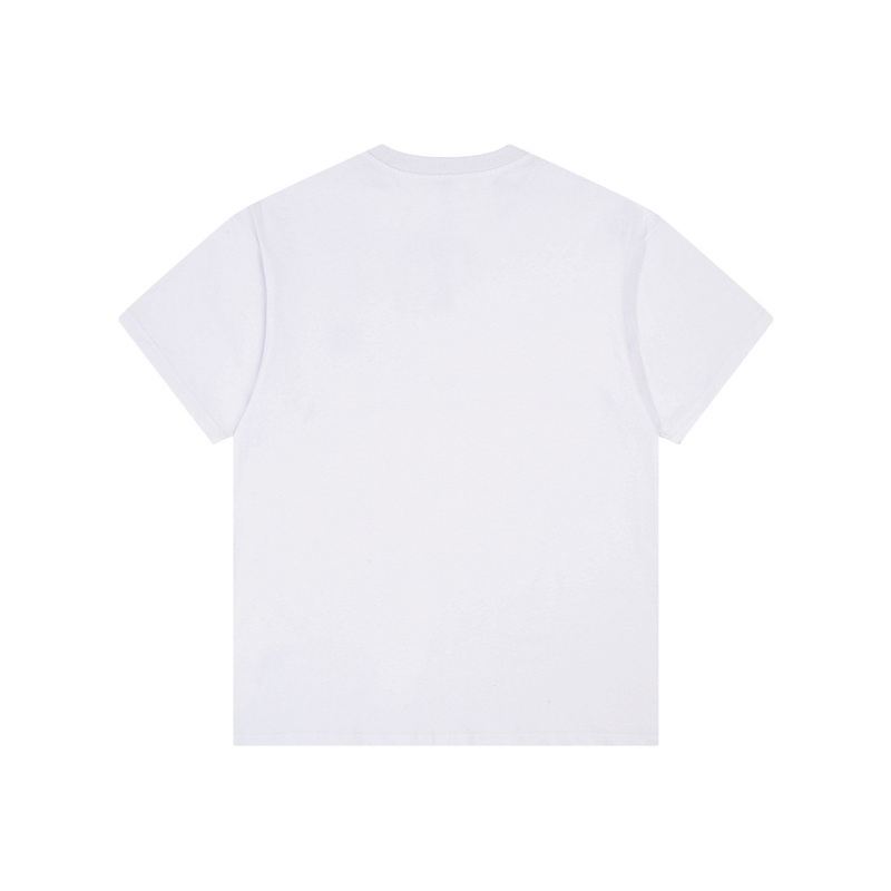 Белая Carhartt хлопковая футболка с карманом на груди