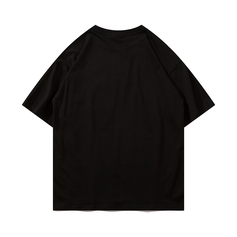 Базовая черная футболка Carhartt с брендовым принтом на груди