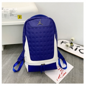 Комфортный Nike Air Jordan рюкзак сине-белого цвета