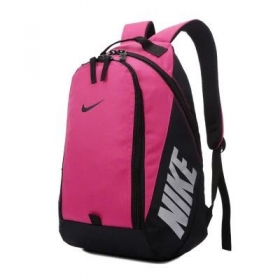Яркий розовый рюкзак Nike с логотипом чёрного цвета