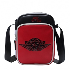 Nike x Jordan чёрно-красная сумка барсетка через плечо 