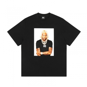 Revenge черная простая футболка с печатью "Черный мужчина"