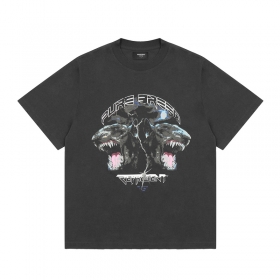 REPRESENT черного цвета футболка с принтом "Злые псы"