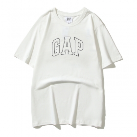 Удлинённая свободная белая футболка GAP из 70% хлопка