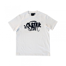 Белая из натурального хлопка футболка Syna World с коротким рукавом