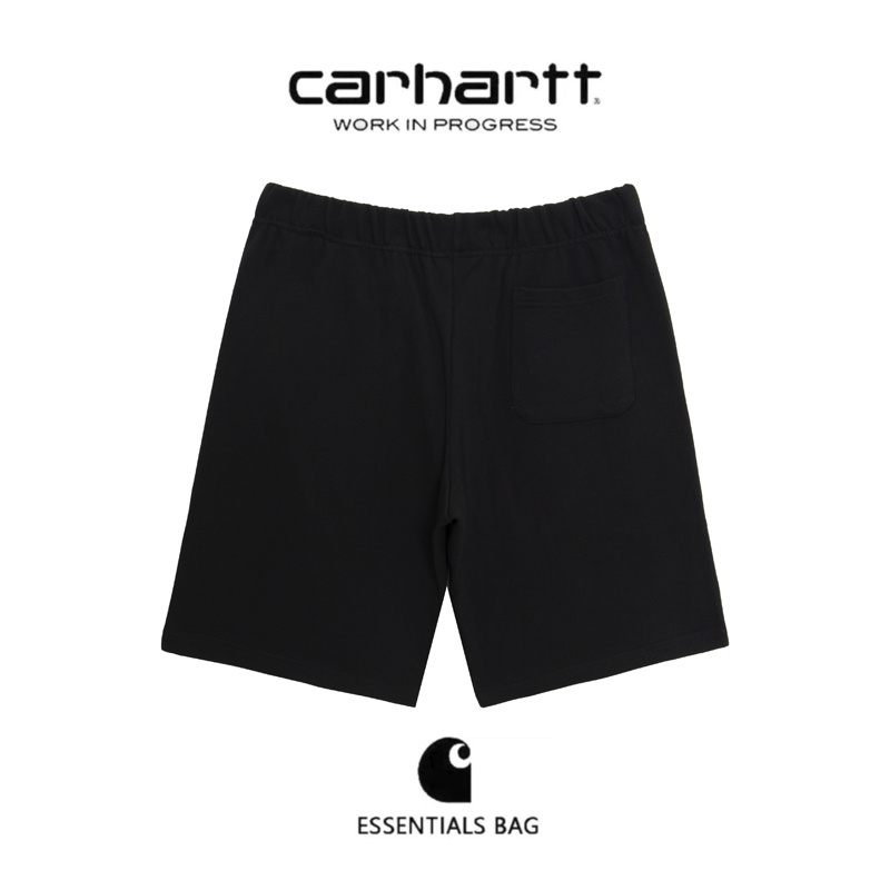 Carhartt чёрные шорты на резинке с внутренний шнуровкой